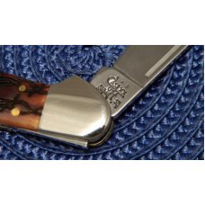 Case XX USA 2002 Dark Amber Bone w/Barb Wire 61549L SS Copperlock Knife - SFO Case XX USA 2002 Dark Amber Bone w/Barb Wire 61549L SS Copperlock Knife - SFO