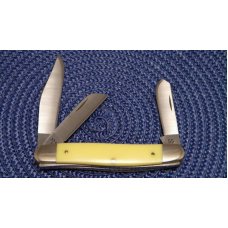 Case XX SS USA 1 Dot (1989) Yellow Composition 3347 SS Stockman Knife Case XX SS USA 1 Dot (1989) Yellow Composition 3347 SS Stockman Knife