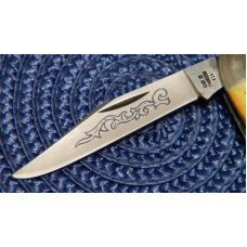 Case XX Stainless USA 3 Dot (1977) Stag 52087 SSP Blue Scroll Stockman Knife - Mint Case XX Stainless USA 3 Dot (1977) Stag 52087 SSP Blue Scroll Stockman Knife - Mint