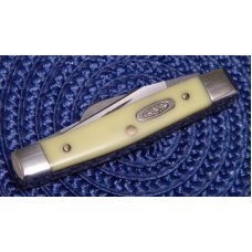 Case XX SS USA 1 Dot (1989) Yellow Composition 33033 SS Little 3 Blade Stockman Knife Case XX SS USA 1 Dot (1989) Yellow Composition 33033 SS Little 3 Blade Stockman Knife