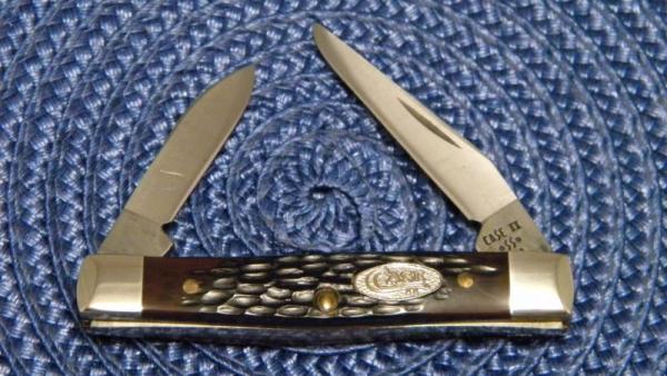 Case XX SS USA 2 Dot (1988) Delrin 62033 SS Little 2 Blade Stockman Knife Case XX SS USA 2 Dot (1988) Delrin 62033 SS Little 2 Blade Stockman Knife