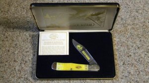 Case XX SS USA 2 Dot (1988) Bone Y61066 SS California Gold Rush Copperhead Coke Bottle Knife - NIB