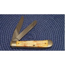 Case XX Bradford PA MCMXCIV 1994 SC6254 SS 2nd Cut Bone Civil War Commemorative Trapper Knife - NIB Case XX Bradford PA MCMXCIV 1994 SC6254 SS 2nd Cut Bone Civil War Commemorative Trapper Knife - NIB