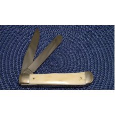 Case XX SS USA 3 Dot (1987) W254 SS White Bone Statue of Liberty Commemorative Trapper Knife - NIB Case XX SS USA 3 Dot (1987) W254 SS White Bone Statue of Liberty Commemorative Trapper Knife - NIB