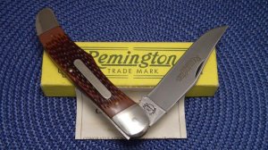 Remington 1990 Shotgun Commemorative Delrin Folding Hunter Knife - NIB