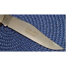 Remington 1990 Shotgun Commemorative Delrin Folding Hunter Knife - NIB Remington 1990 Shotgun Commemorative Delrin Folding Hunter Knife - NIB
