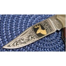 Browning Japan Model 123 Wood Lockback Knife and Leather Pouch Limited Edition of 1000 Browning Japan Model 123 Wood Lockback Knife and Leather Pouch Limited Edition of 1000