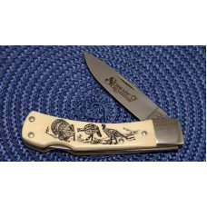 Schrade + USA 515SC Scrimshaw Delrin Lockback Knife - NIB Schrade + USA 515SC Scrimshaw Delrin Lockback Knife - NIB