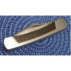 Camillus USA Silver Sword Metal/Wood #834 3 Blade Folding Knife - NIB Camillus USA Silver Sword Metal/Wood #834 3 Blade Folding Knife - NIB