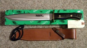 G Sakai Seki Japan Micarta Model HSEK (Hi Speed Edge Knife) Fixed Blade Sheath Knife - NIB