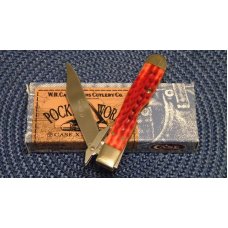 Case XX USA 2006 Pocket Worn Old Red Bone 611 1/2L SS 1st Run Cheetah Cub Knife - NIB Case XX USA 2006 Pocket Worn Old Red Bone 611 1/2L SS 1st Run Cheetah Cub Knife - NIB