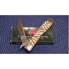 Case XX USA 2003 Zebra Bone 6111 1/2L SS Cheetah Knife - NIB Case XX USA 2003 Zebra Bone 6111 1/2L SS Cheetah Knife - NIB