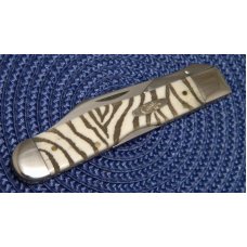 Case XX USA 2003 Zebra Bone 6111 1/2L SS Cheetah Knife - NIB Case XX USA 2003 Zebra Bone 6111 1/2L SS Cheetah Knife - NIB