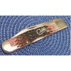 Case XX USA 2002 Cranberry Bone 6111 1/2L SS Cheetah Knife - NIB Case XX USA 2002 Cranberry Bone 6111 1/2L SS Cheetah Knife - NIB