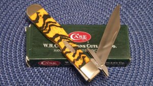 Case XX USA 2005 Bengal Bone 6111 1/2L SS Cheetah Knife - NIB