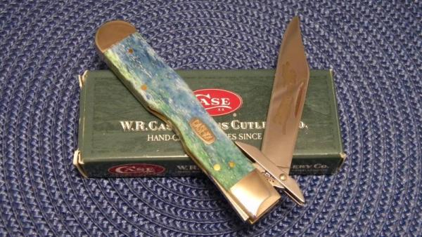 Case XX USA 2002 Peacock Appaloosa Bone 6111 1/2L SS Cheetah Knife - NIB Case XX USA 2002 Peacock Appaloosa Bone 6111 1/2L SS Cheetah Knife - NIB