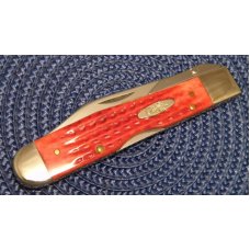 Case XX USA 2003 Pocket Worn Old Red Bone 6111 1/2L SS Cheetah Knife - NIB Case XX USA 2003 Pocket Worn Old Red Bone 6111 1/2L SS Cheetah Knife - NIB