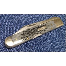 Case XX USA 2002 Pocket Worn Old Black Bone 6111 1/2L SS Cheetah Knife - NIB Case XX USA 2002 Pocket Worn Old Black Bone 6111 1/2L SS Cheetah Knife - NIB