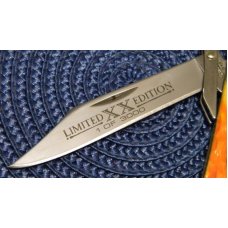 Case XX USA 2003 Orange Peel Bone 6111 1/2L SS Limited Edition Cheetah Knife - NIB Case XX USA 2003 Orange Peel Bone 6111 1/2L SS Limited Edition Cheetah Knife - NIB