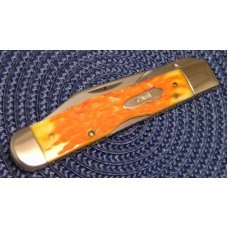 Case XX USA 2003 Orange Peel Bone 6111 1/2L SS Limited Edition Cheetah Knife - NIB Case XX USA 2003 Orange Peel Bone 6111 1/2L SS Limited Edition Cheetah Knife - NIB