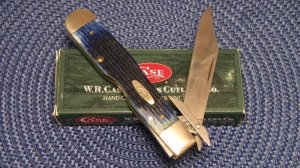 Case XX USA 2003 Blue Bone 6111 1/2L SS Cheetah Knife - NIB