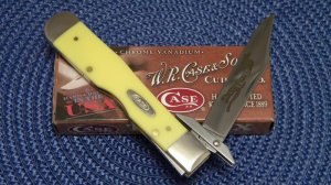 Case XX USA 2011 Yellow 3111 1/2L CV Cheetah Knife - NIB