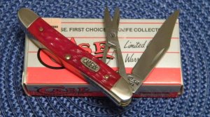 Case XX USA 4 Dot (1996) Bone DR62087SS SC Little 2 Blade Stockman Knife w/Scissors - NIB
