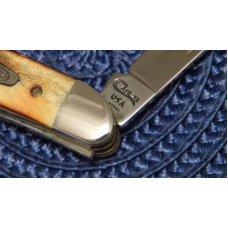 Case XX USA 5 Dot (1995) Stag 52087SS SC Little 2 Blade Stockman Knife w/Scissors - NIB Case XX USA 5 Dot (1995) Stag 52087SS SC Little 2 Blade Stockman Knife w/Scissors - NIB
