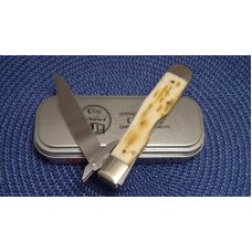 Case XX USA 2011 Antique Bone 6111 1/2L SS Vault Cheetah Knife - NIB Case XX USA 2011 Antique Bone 6111 1/2L SS Vault Cheetah Knife - NIB