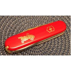 Victorinox Switzerland Stainless Rostfrei Red Grand Prix  Officier Suisse Swiss Army Knife - NIB
