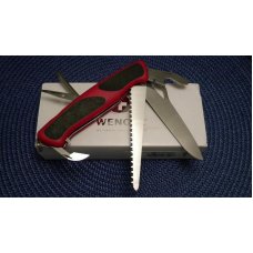 Wenger Switzerland Stainless Red 16320 Rangergrip Folding Linerlock Knife with Pocket Clip - NIB Wenger Switzerland Stainless Red 16320 Rangergrip Folding Linerlock Knife with Pocket Clip - NIB