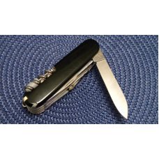Victorinox Switzerland Stainless Rostfrei Swiss Champ Officier Suisse Swiss Army Knife & Pouch