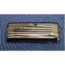Victorinox Switzerland Stainless Rostfrei Swiss Champ Officier Suisse Swiss Army Knife & Pouch