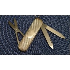 Victorinox Switzerland Stainless Rostfrei Classic Sterling Silver Barleycorn Swiss Army Knife