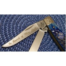 Case XX USA 1 Dot (1999) Blue Bone B6207 SS Freemasonry Commemorative Mini Trapper Knife - NIB Case XX USA 1 Dot (1999) Blue Bone B6207 SS Freemasonry Commemorative Mini Trapper Knife - NIB