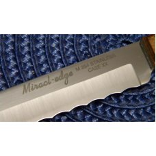 Case XX M254 Stainless Miracl-Edge #824 Four Wood Steak Knives Knife Set - NIB Case XX M254 Stainless Miracl-Edge #824 Four Wood Steak Knives Knife Set - NIB