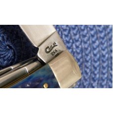 Case XX USA 3 Dot (1997) Blue Bone 6554 SS Beast 5 Blade Trapper Knife Case XX USA 3 Dot (1997) Blue Bone 6554 SS Beast 5 Blade Trapper Knife