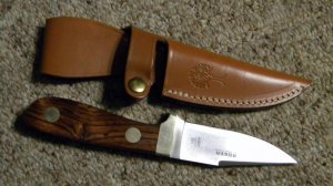 Boker Tree Brand Classic Solingen Germany Wood Model 511 Fixed Blade Sheath Knife