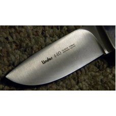Linder 440 Solingen Germany Rostfrei Dark Wood Fixed Blade Sheath Knife Linder 440 Solingen Germany Rostfrei Dark Wood Fixed Blade Sheath Knife