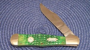 Case XX USA 1990 Green Bone BGC61050 SS NKCA Museum Series Coke Bottle Knife
