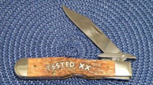 Case XX USA 2003 Bone 6111 1/2L SS Cheetah Knife