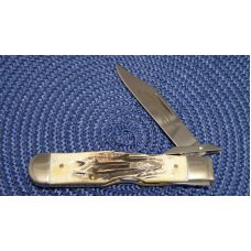 Case XX USA 2002 Bone Stag 6.5111 1/2L SS Cheetah Knife - New in Tin Case XX USA 2002 Bone Stag 6.5111 1/2L SS Cheetah Knife - New in Tin