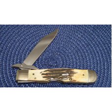 Case XX USA 2002 Bone Stag 6.5111 1/2L SS Cheetah Knife - New in Tin Case XX USA 2002 Bone Stag 6.5111 1/2L SS Cheetah Knife - New in Tin
