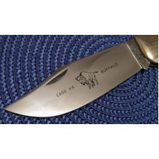 Case XX USA 9 Dot (1971) Wood P172 Buffalo Clasp Knife Case XX USA 9 Dot (1971) Wood P172 Buffalo Clasp Knife