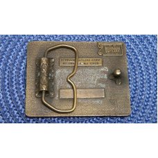 Schrade Cutlery Corp. Ellenville, NY Old Timer Brass Belt Buckle