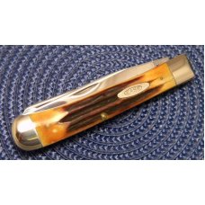 Case XX USA 1965-69 Stag 5254 Trapper Knife Case XX USA 1965-69 Stag 5254 Trapper Knife
