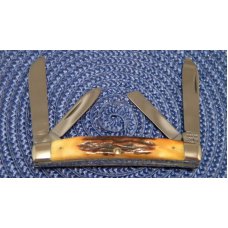Case XX USA 10 Dot (1970) Stag 54052 Congress Knife Case XX USA 10 Dot (1970) Stag 54052 Congress Knife