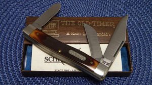 Schrade USA 8OT Delrin Old Timer Senior Stockman Knife - NIB