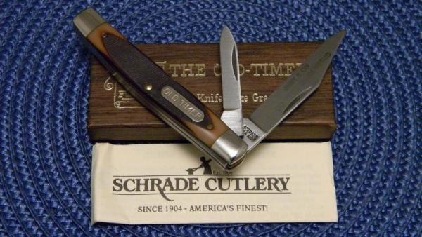 Schrade USA 33OT Delrin Old Timer Middleman Jack 2 Blade Stockman Knife - NIB Schrade USA 33OT Delrin Old Timer Middleman Jack 2 Blade Stockman Knife - NIB