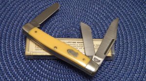 Schrade NY USA 881Y Yellow Stockman Knife - NIB